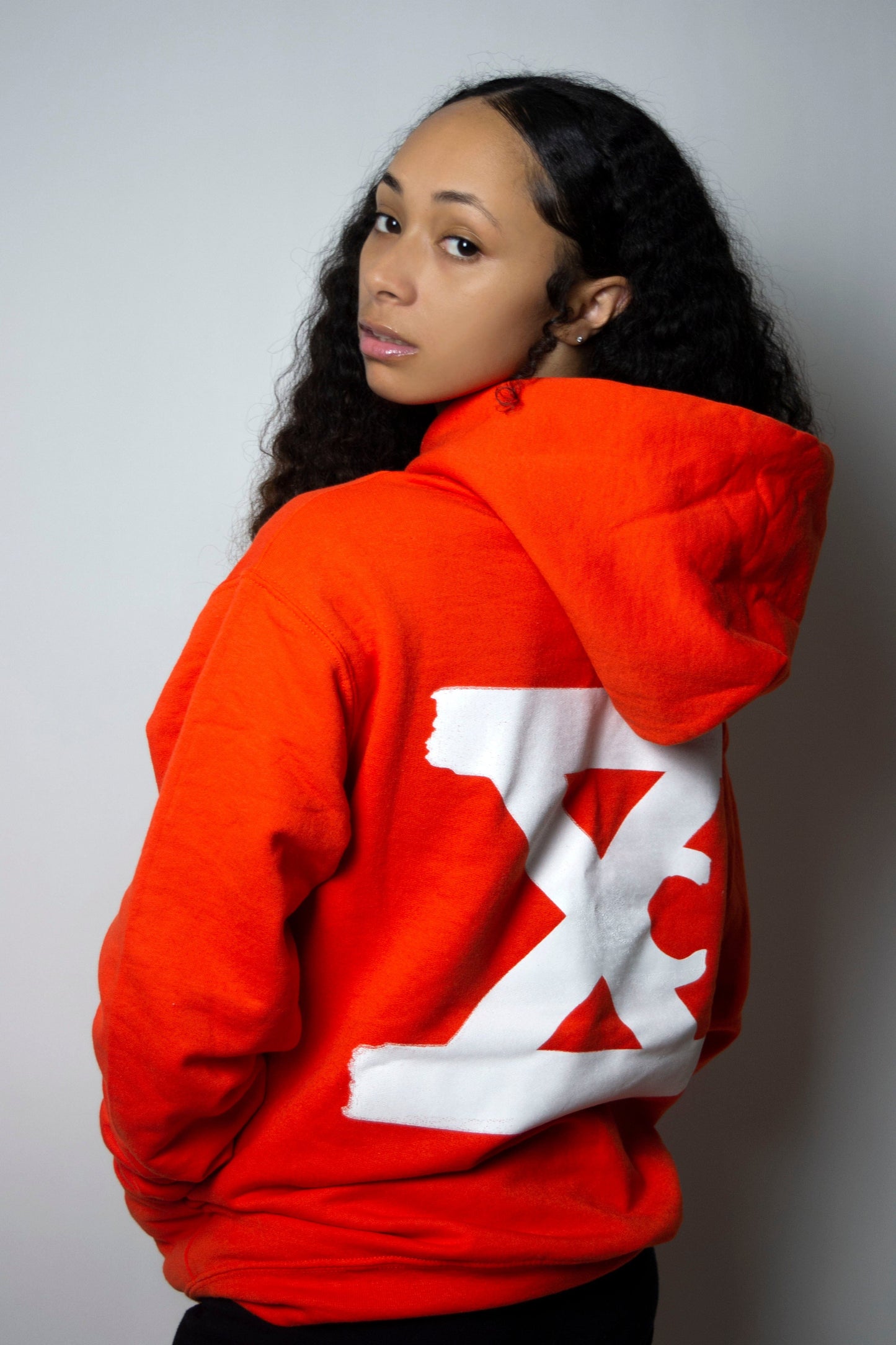 '18 VINTAGE LOGO HOODIE - ECLIPSE ORANGE