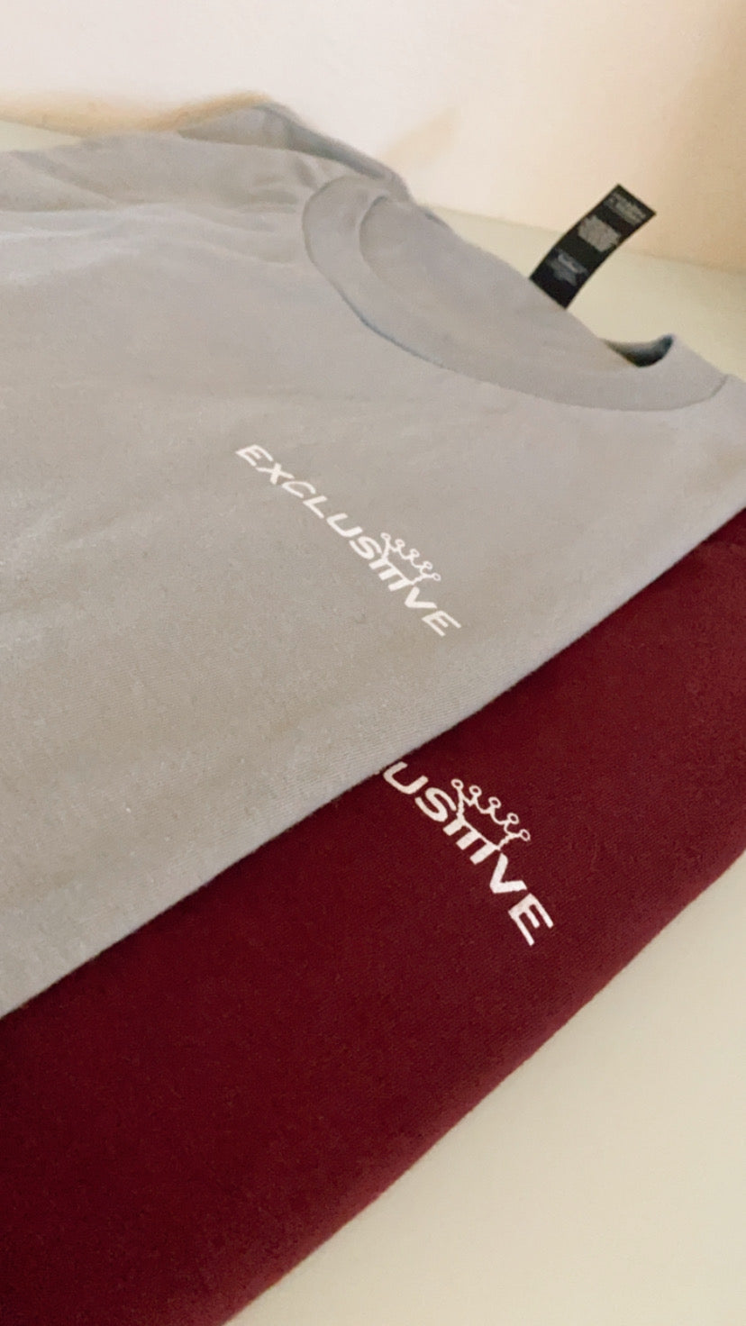 '18 VINTAGE LOGO TEE - MAROON/GREY